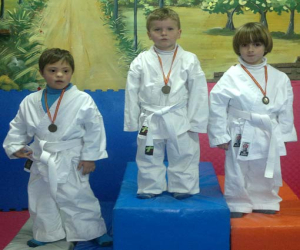 Campeonato de kárate de katas para futuras promesas del club Alhama-Ippon