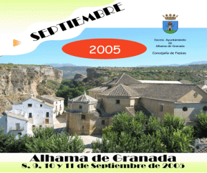 Feria Grande de Alhama, del 8 al 11 de septiembre de 2005