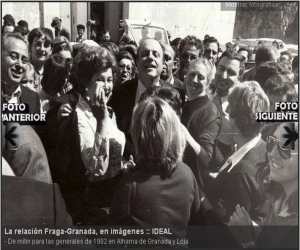 Manuel Fraga en Alhama; tiramos de archivo