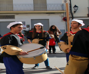 Concursos de disfraces y actuación de la murga del IES en el carnaval de Zafarraya