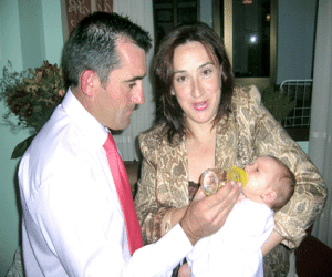 Sandra García, una delegada feliz