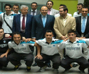 El presidente de la Diputación recibe al Oxipharma, “un ejemplo deportivo para toda la provincia”