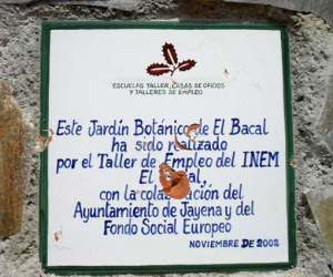 ¿Qué fue del Jardín Botánico del área recreativa del Vacar de Jayena?