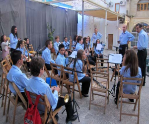 Mirada de verano. Concierto de la banda de música