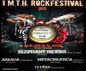 Festival de rock en el pub 'Por amor al arte' el sábado 3 de noviembre