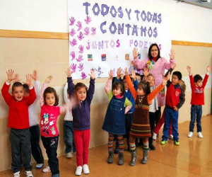 Actividades en el CEIP Cervantes de Alhama con motivo del Día Contra la Violencia de Género
