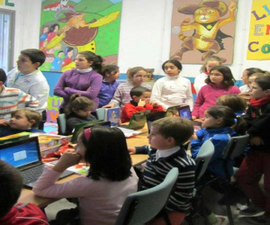 Inauguración de la biblioteca del colegio Conde de Tendilla