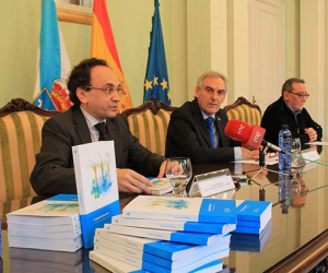 El subdelegado del Gobierno en Ourense, Roberto Castro, preside el acto de presentación del libro “El agua bienhechora” 