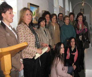 Inauguración de la exposición de pintura de AMAL