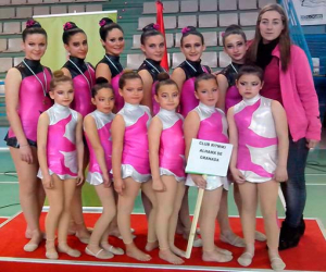 Gimnasia rítmica en la Ciudad Deportiva con numerosa participación alhameña