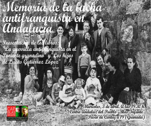 Este miércoles y el próximo sábado dos nuevas presentaciones del libro de Juan Gutiérrez junto con otro de lucha antifranquista