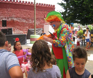 Pepo actuó en las fiestas y para los más peques
