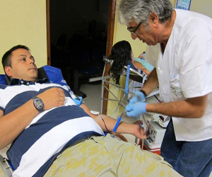 Las donaciones de sangre subieron ligeramente en julio
