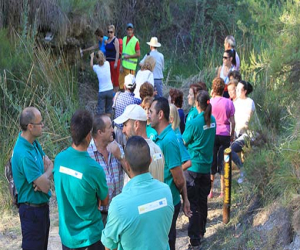 El taller de empleo “Bocanina” de Jayena, y la ruta de la Fuente del Quejigo