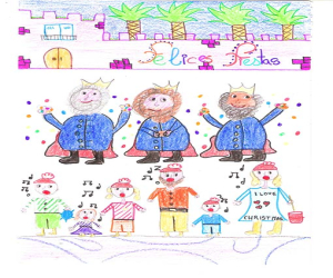 Elegidos los dibujos ganadores del II concurso de postales navideñas de Alhama de Granada