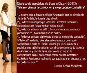 Este mes se cumplen diez años del fraude de Radio Alhama con la complicidad de la Junta de Andalucía, y en enero 30 años desde que se iniciaran las emisiones de lo que luego sería la emisora municipal