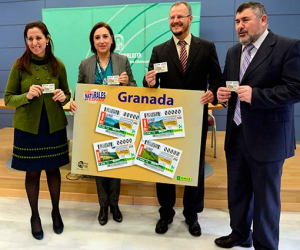 La Sierra de Tejeda, Almijara y Alhama en toda España a través de los 5,5 millones de cupones de la ONCE que llevan su imagen el día 12 de enero