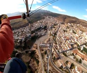 Las magníficas vistas de Alhama desde el cielo