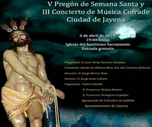 V Pregón de Semana Santa de Jayena