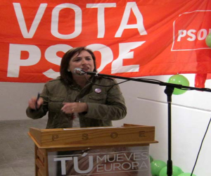 Un solo acto se realizó en Alhama en la campaña de las elecciones al Parlamento Europeo