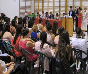 Acto de graduación 2014 en el IES Alhama