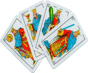 La baraja tiene cuatro