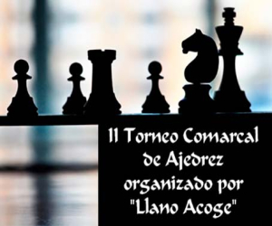 Segundo torneo Comarcal de ajedrez abierto a todos