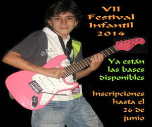 Abiertas las inscripciones para el VII Festival Infantil de este año 2014