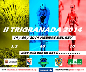 El club Triatlón Granada organiza el II Triatlón Olímpico Trigranada 2014