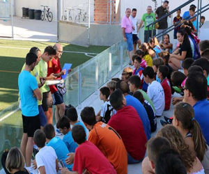 Abundante participación en la captación de jugadores de la UD Alhameña para sus categorías inferiores