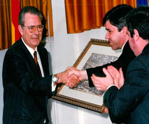 A Pedro Aparicio le encantó Alhama