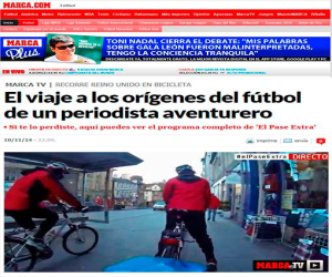 El viaje a los orígenes del fútbol de un periodista aventurero