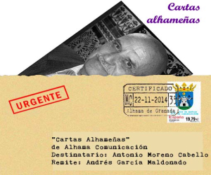 A Antonio Moreno Cabello. "Amor y entrega a Alhama"