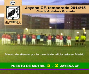 El Jayena CF cae en casa del líder