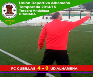 Dolorosa derrota de la UD Alhameña sénior