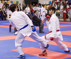 Luis Robles Larios, hijo de alhameños, destacado karateca