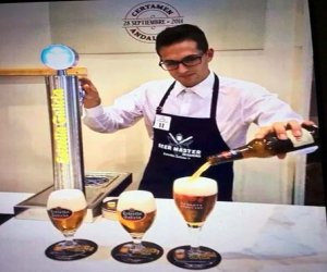 Daniel Ruiz participará en el campeonato nacional de tirador de cervezas