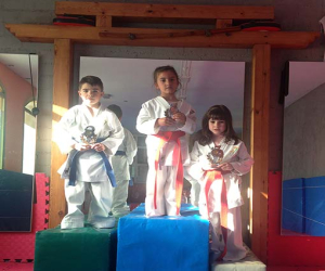 Los más peques iniciaron los campeonatos de karate