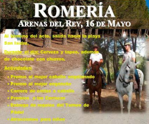 Este sábado es la Romería de Arenas del Rey