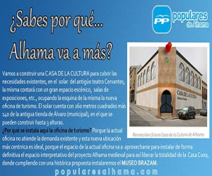 Comunicado del PP sobre la deuda y sobre la casa de la cultura