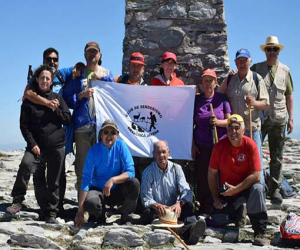 Subida a la Maroma del club Navachica de Jayena