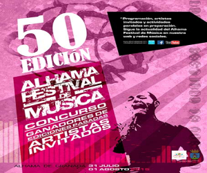 Bases para la edición “L” del Alhama festival de música 2015. 50 edición del Alhama festival