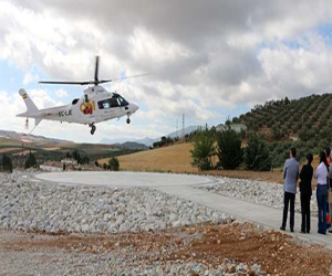 Inaugurado el nuevo helipuerto del 061 en Alhama para la mejora de la atención sanitaria