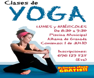 El 25 de junio apertura de la piscina municipal que contará con clases de yoga desde el 1 de julio
