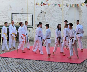 Exhibición de karate a cargo del club Alhama-Ippon