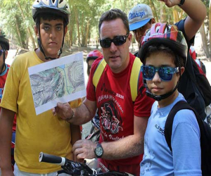 Primera carrera de orientación con bicis