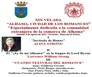 La Velada de los romances dedicada este año a la comunidad extranjera de la comarca de Alhama