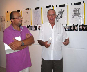 Inaugurada la exposición de dibujos de Eduardo Correa