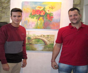 Emotivo recuerdo a Cristina Villalta en la inauguración de la II Exposición de pintura de AMAL