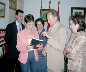 Visita de la Consejera de Gobernación a Zafarraya y Alhama